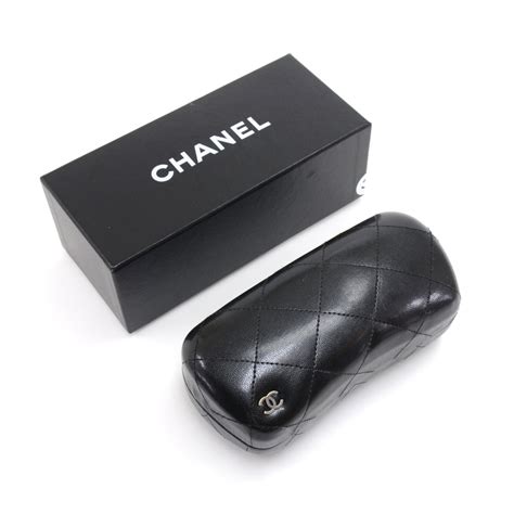 chanel black leather sunglasses case|Chanel sunglasses case replacement.